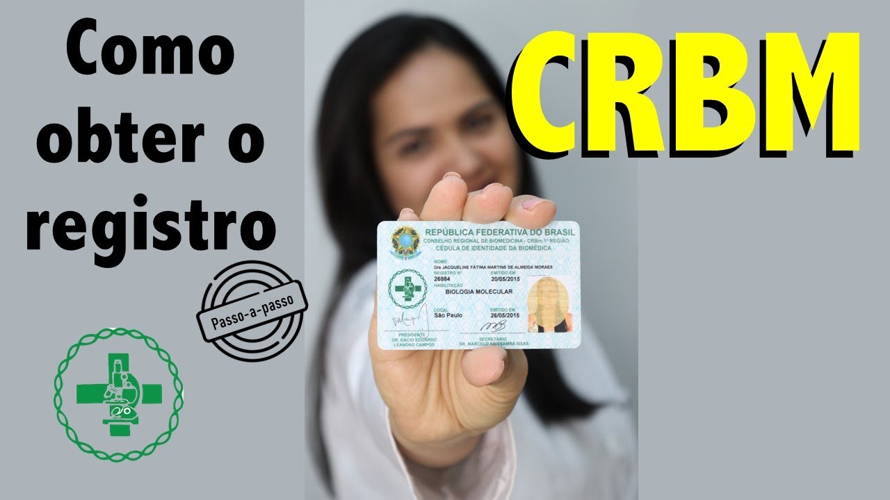 Como tirar o CRBM - Registro no Conselho de BIOMEDICINA