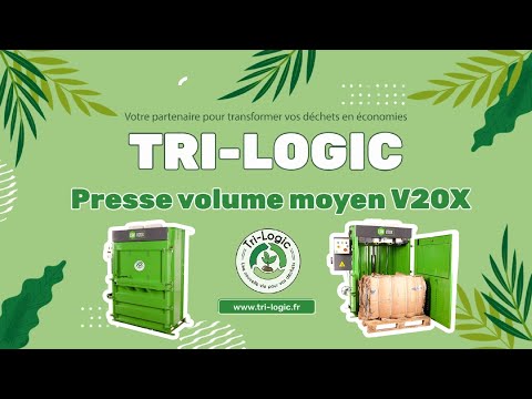 Presse à balles surbaissée à vérins croisés - compacteur vertical 25 tonnes - balles 200 à 300 kg_2