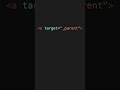 HTML Target Attribute Explained in 30 Seconds!