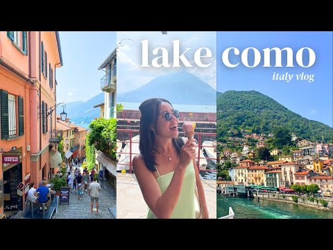 LAKE COMO travel vlog | one day trip itinerary, how to get there, costs of everything & more 🇮🇹