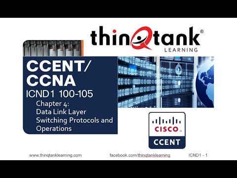thinQtank Learning CCENT Training Camp Chapter 4 - DATA LINK SWITCHING PROTOCOLS/OPERATIONS