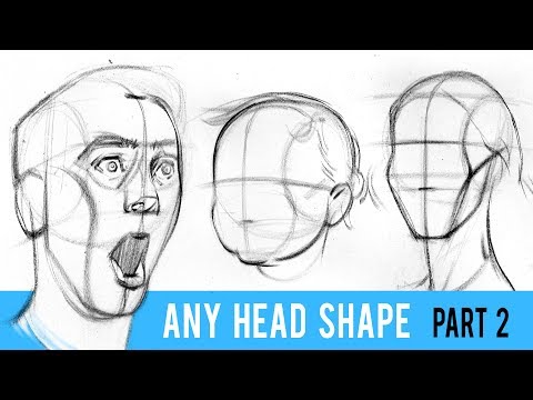 Draw ANY Head Type with the Loomis Method - Part 2