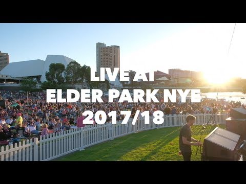 ABRASKA -  'LIVE' at Official Adelaide New Year's Eve 2017 - Adelaide Riverbank Australia