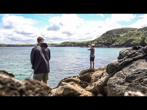 Shore Fishing In Cornwall - Sea Fishing UK | Secret Spots and Finding Fish