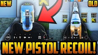 NEW PISTOL RECOIL PATTERNS &amp; ANIMATIONS! - RAINBOW SIX SIEGE - OPERATION WHITE NOISE DLC