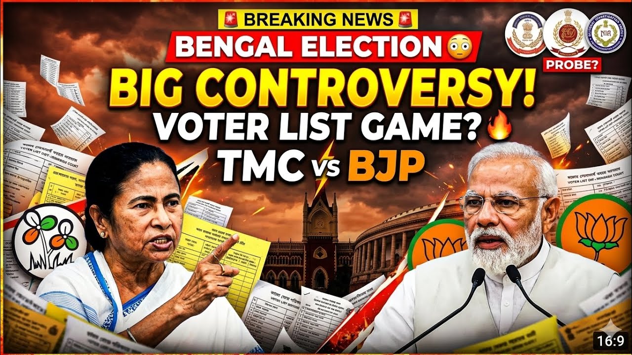 Bengal Election Controversy Explained | Voter List, Agencies & Political War 🔥#News#trending 