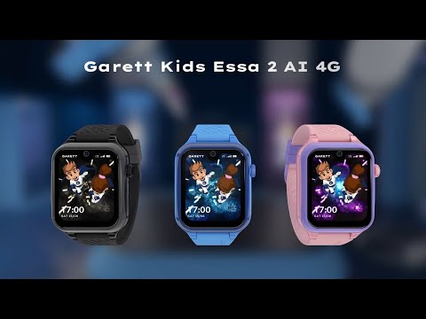 Išmanusis laikrodis vaikams su lietuvišku meniu Garett Kids Essa 2 AI 4G, rožinės spalvos