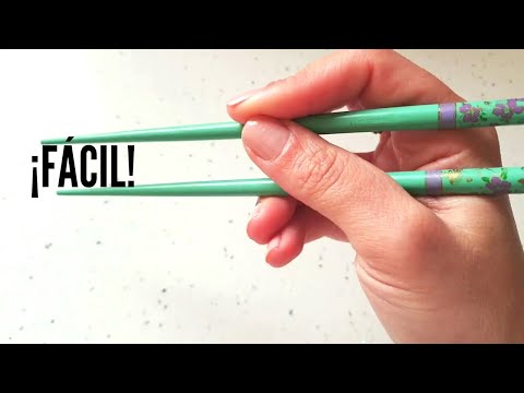 Cómo usar palillos o palitos chinos