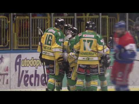 Góly prvního finále mezi HC Rodos a HC Náchod.