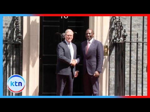 President Ruto meets UK Prime Minister Keir Starmer, they agreed on boosting trade, technology