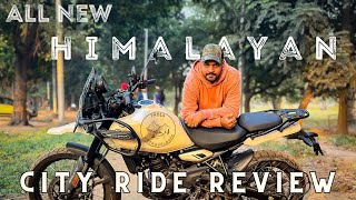 Royal Enfield Himalayan 450 City Ride Review #royalenfield #himalayan450