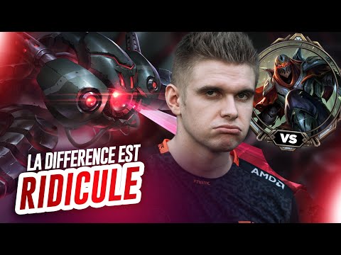 SOLOQ SMURF : LA DIFFERENCE EST RIDICULE - VEL'KOZ VS ZED | LOL FR