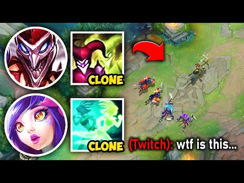 WE RAN THE 4 SHACO'S IN THE BOT LANE COMP  - League of Legends