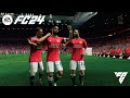 EA Sports FC 24 Manchester United Vs Manchester City Professional Derby Gameplay PC