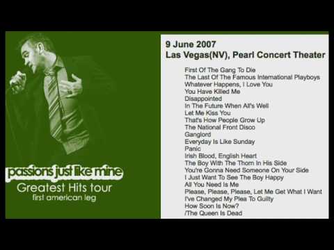 MORRISSEY - June 9, 2007 - Las Vegas, NV, USA (Full Concert) LIVE