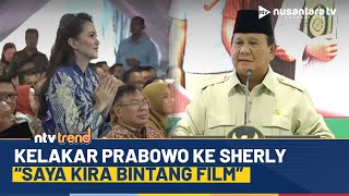 Download lagu Kelakar Presiden Prabowo ke Gubernur Malut Sherly di Akad Massal KPR: Saya Kira Bintang Film | NTV mp3