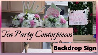 How to make Centerpieces/ Tea Party / Princess