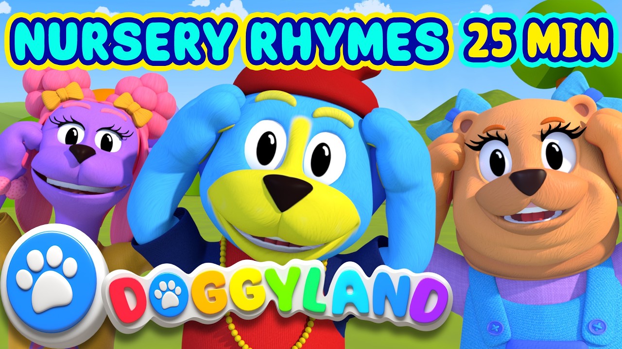 Doggyland Nursery Rhymes For Kids | Doggyland Compilation