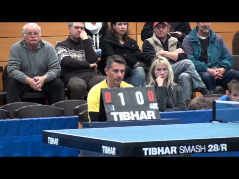 Tischtennis 2 Bundesliga TV Hilpoltstein vs Sachsen Doebeln 2010 23 Felix Bindhammer 1 A Seyferth R Schüssler