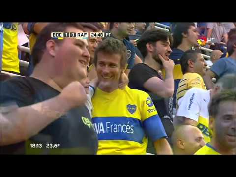 Gol de Tevez (1-0) / Boca Juniors 3-0 Atl. Rafaela - Fecha 9 Torneo de Transición 2016