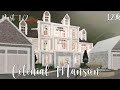 Colonial Mansion 129k Part 1 2 Roblox Welcome To Bloxburg Speedbuild