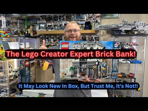 The Retired Lego Creator Expert Brick Bank! (It May Look New In Box, But Trust Me It's Not!)