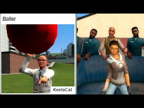 Абсурдный контент GMOD мастерской 10