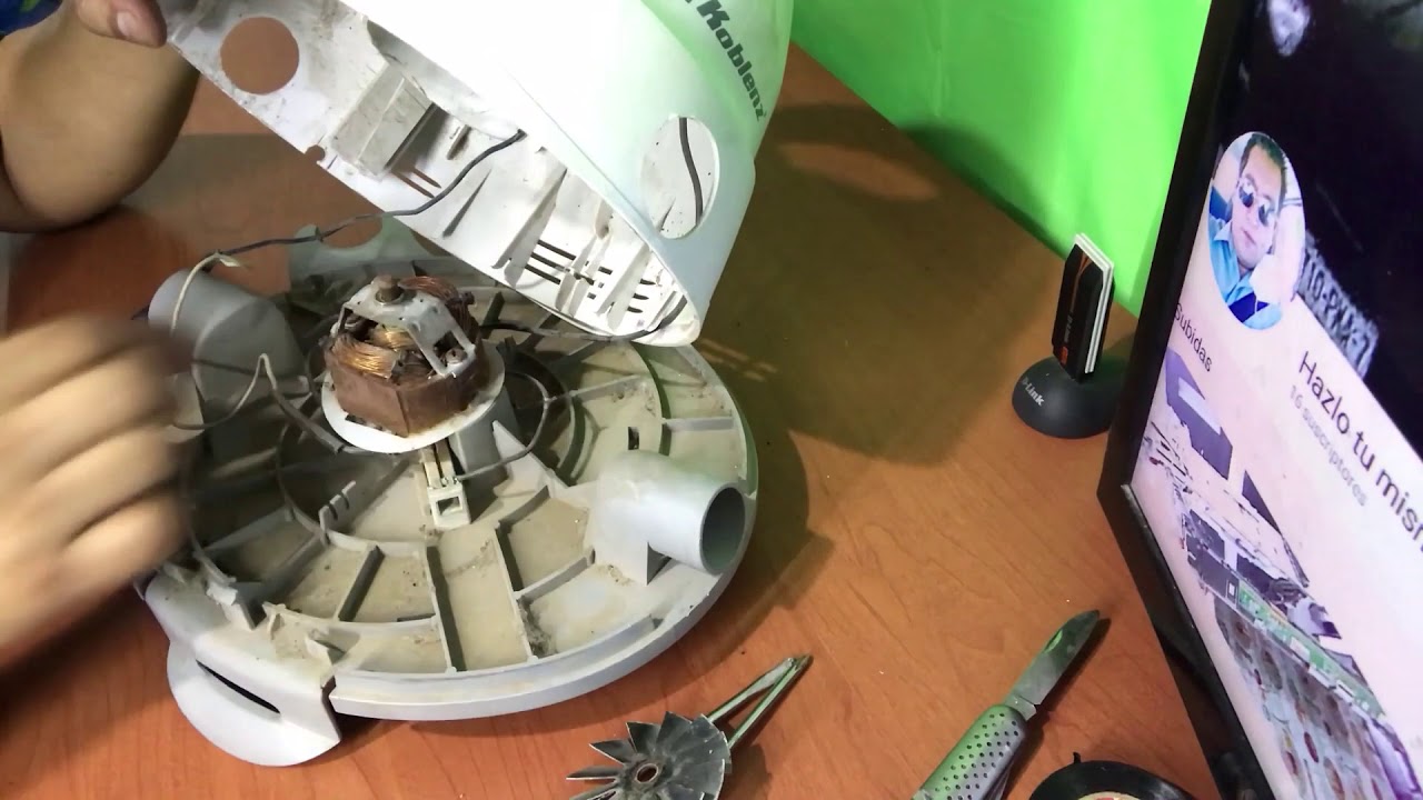 Aspiradora Koblenz con múltiples fallas. Diagnostico