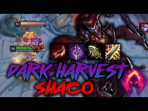 1 AUTO 1 KILL - SHACO PENTAKILL - DARK HARVEST SHACO ONE SHOT MONTAGE