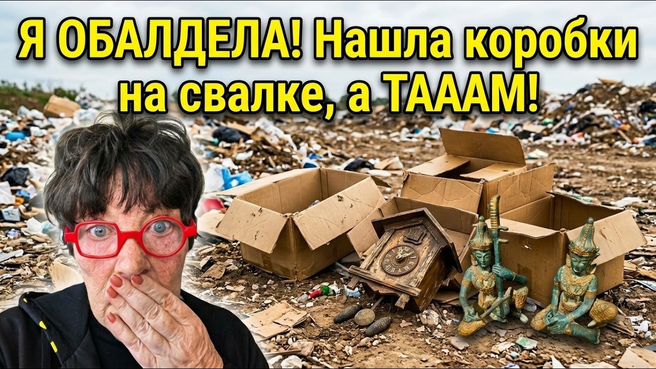 Я ОбАлДеЛа! Нашла коробки на свалке, а ТАААМ! Не мусорка, а ювелирный магазин #