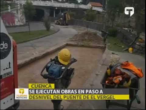 Se ejecutan obras en paso a desnivel del puente de El Vergel
