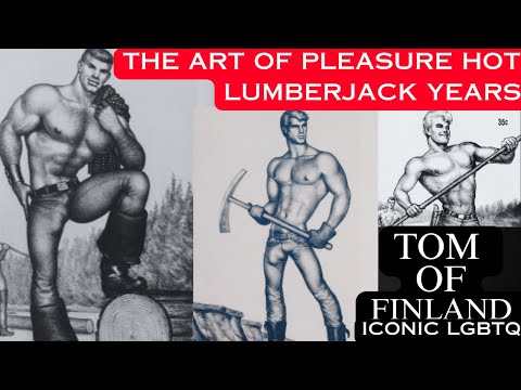 #2 Sizzling Hunks Art Of Pleasure Tom of Finland Art Gay Illustrations Gay Art History Photomontage