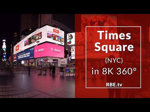 Night In Times Square NYC In 8K 360VR