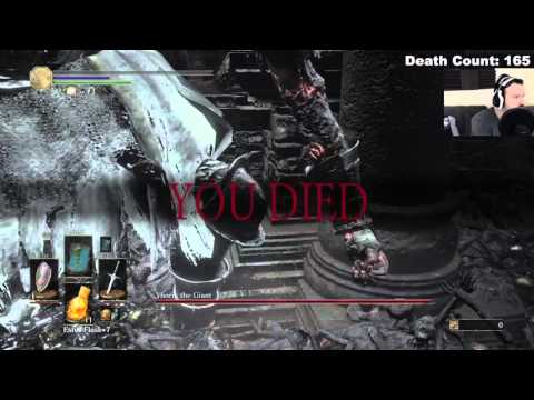 Dark Souls III playthrough pt81 - Behold, Yhorm the Giant! (Weird Boss Fight)