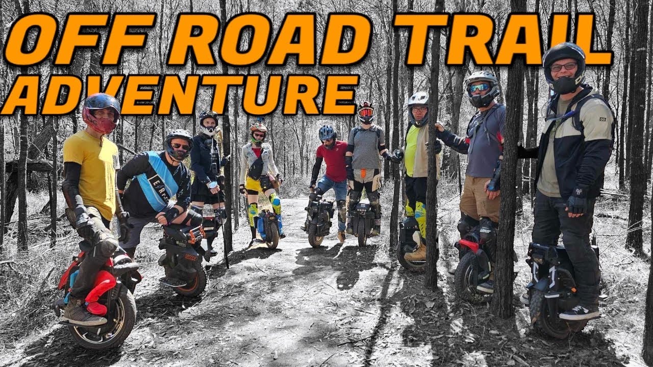Offroad Trails Adventure with local Electric Unicycle riders