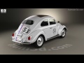 Volkswagen Beetle Herbie The Love Bug 3D Model By 3DModels Org