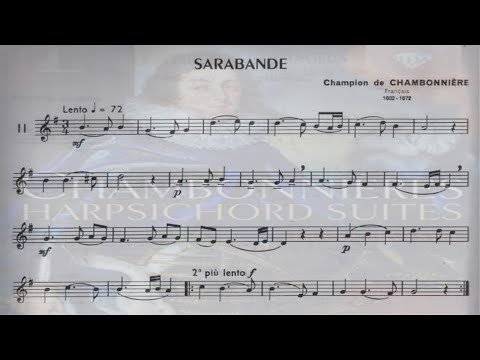 O Trompete Clássico Volume A (FÁCIL) - 11 SARABANDE Champion de Chambonière