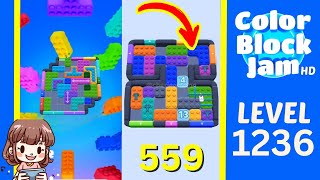 Soluzione del Livello 1236 di Color Block Jam