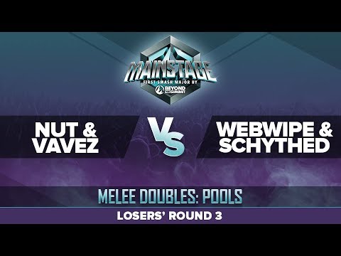 Nut/Vavez vs Webwipe/Schythed - Losers' Round 3: Melee Doubles Top 16 - Mainstage