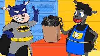 Baa Baa Black Sheep ft. Batman | A Cool School Nursery Rhyme for Kids
