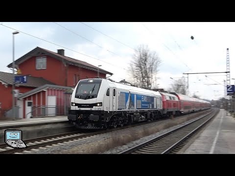 Ergoldsbach mit agilis, alex, DB Regio (BR 111, 218, 146 +Werbeloks, 442), Euro9000 Testfahrten