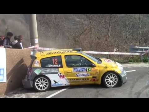 Renault Clio Ronde del Grifo 2012 CRASH (HD)
