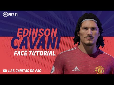 Edinson Cavani face FIFA 21 lookalike | Pro Clubs | career mode