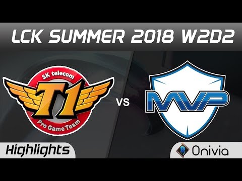 SKT vs MVP Highlights Game 1 LCK Summer 2018 W2D2 SK Telecom T1 vs MVP by Onivia