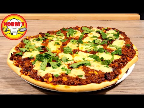CHILI CON CARNE PIZZA, ein super geile PIZZA, genau nach meinem Geschmack