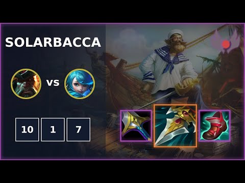 [ solarbacca ] Gangplank TOP vs Gwen | NA GRANDMASTER | LOL Season 2022