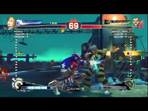 mizanur (Cody) Vs ICE_MAN_213 (Balrog) SSF4 AE Matches - PSN