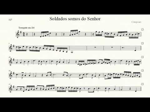 Fernando Lopez e Playback - Hino 327 - Vídeo Partitura.