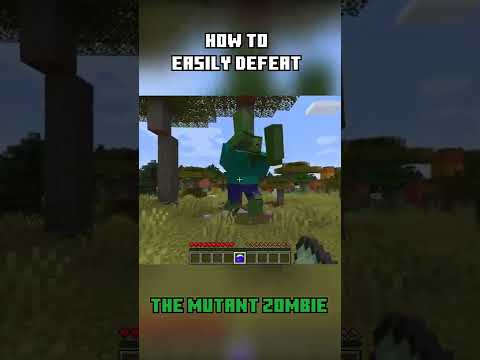 Mr Haunter - How To EASILY Defeat The Mutant Zombie In Minecraft (Modded Minecraft)