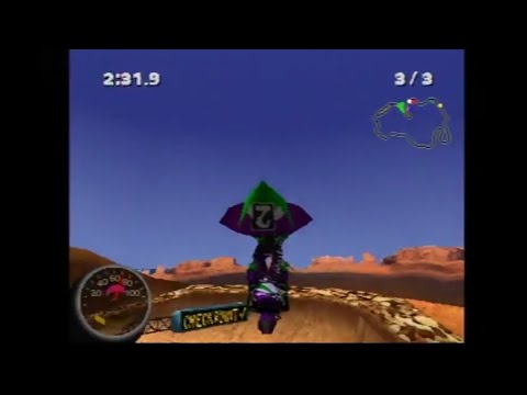 Jet moto 2 - All Maps! - Part 1 PS1 - Leisurely/Rough Playthrough